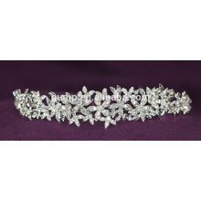 New Designed Custom Crystal Crown Wedding Tiara